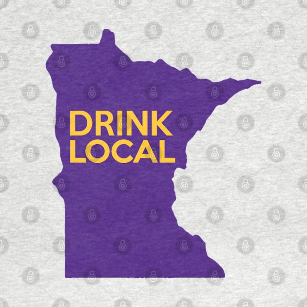 Minnesota Drink Local MN Purple by mindofstate